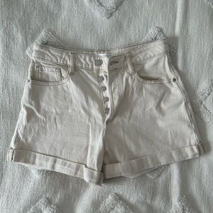 White/beige dynamite jeans shorts